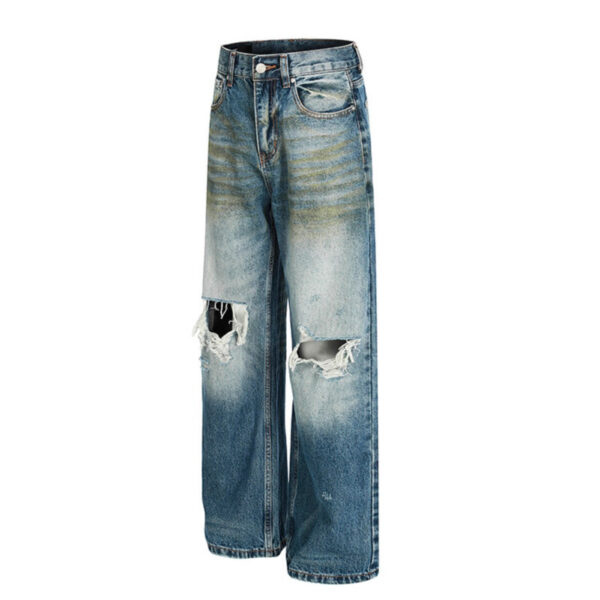 Ripped denim pants for men and women - Image 3